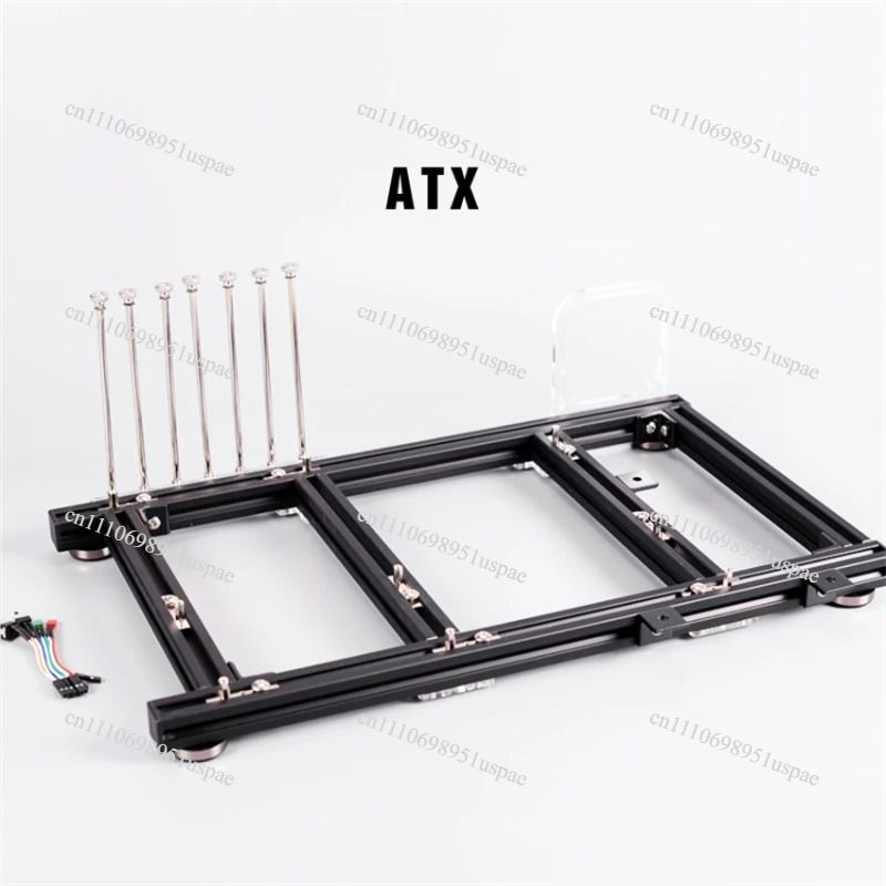 Aluminum Open Frame Test Bench Water Cooling - ATX PC Test Bench Aluminum Alloy