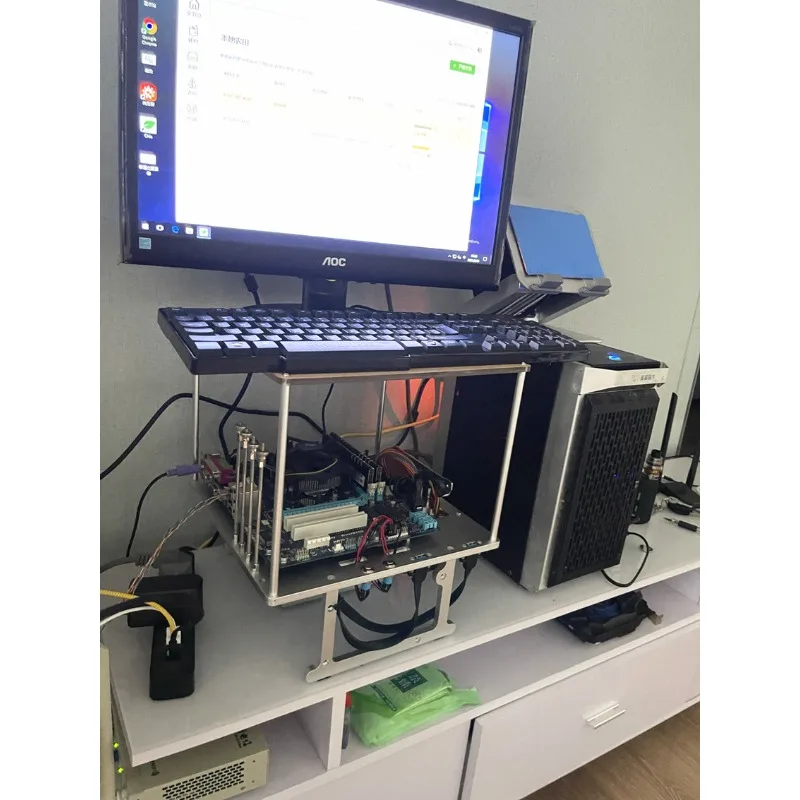 2026 Open Frame Aluminum Compu - Aluminum Open Frame Test Bench Water Cooling ulasan dan harga